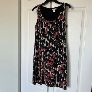 Bar III Tank Dress Black Pink size Small